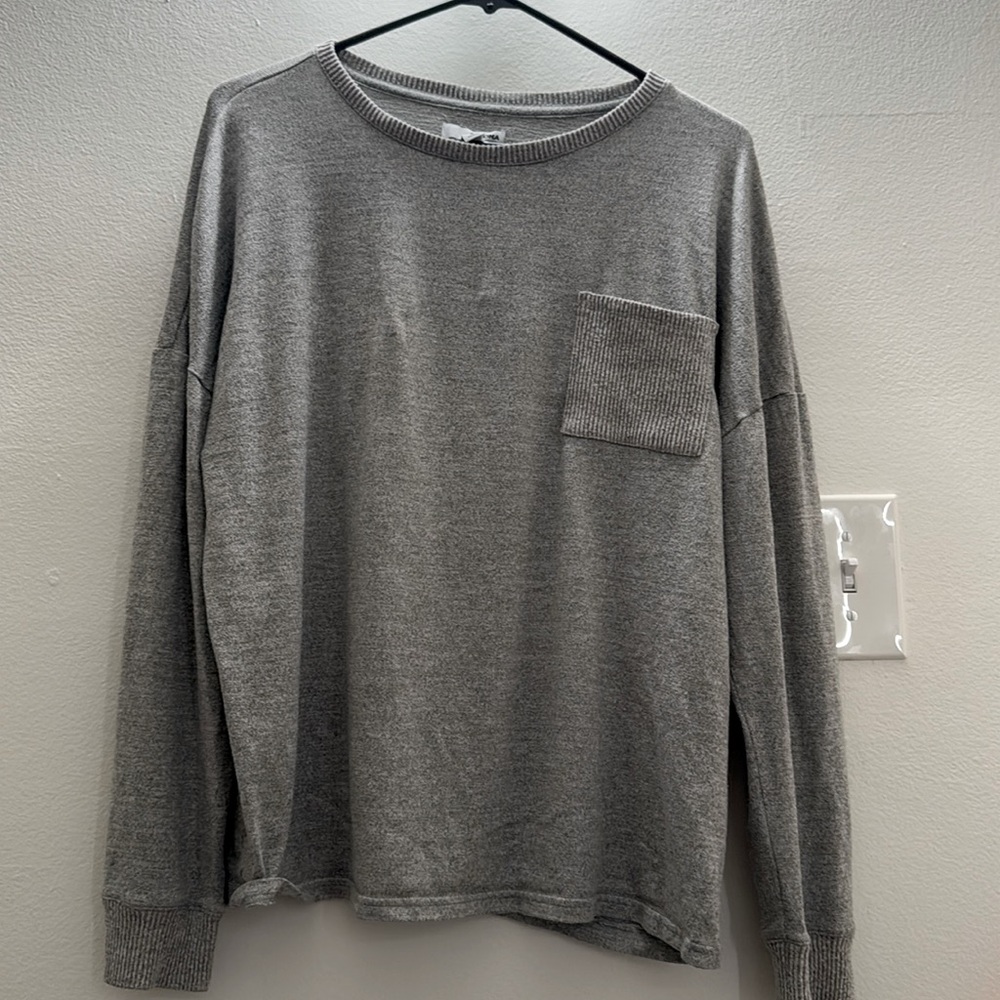 Sonoma grey long sleeve sleep shirt